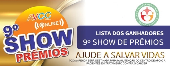 Lista dos ganhadores 9º Show de prêmios